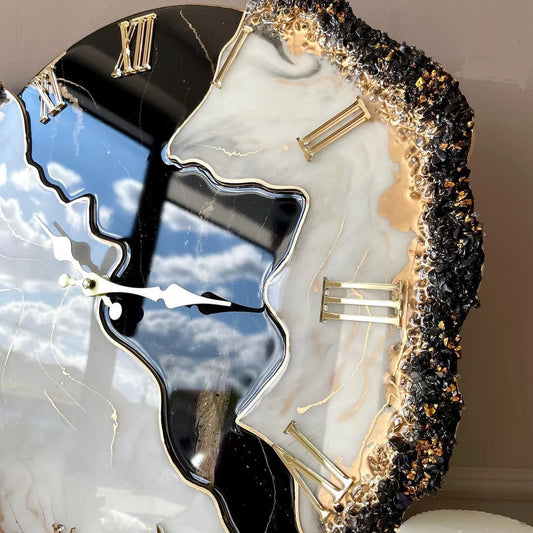 Black Ember Feather – Signature Saaj Clock
